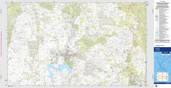 Oberon 8830-1S Topographic Map 1:25k