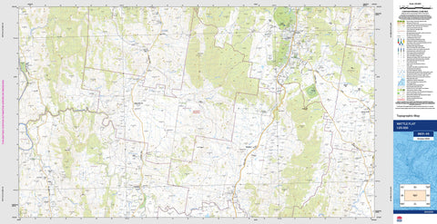 Wattle Flat 8831-4S Topographic Map 1:25k