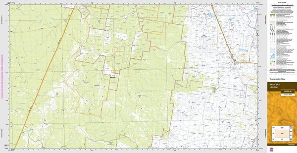 Baan Baa 8836-N Topographic Map 1:50k