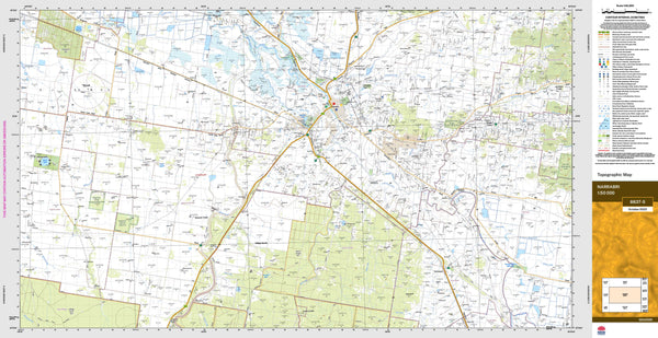 Narrabri 8837-S Topographic Map 1:50k