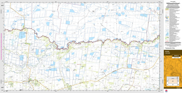 Boomi 8840-N Topographic Map 1:50k