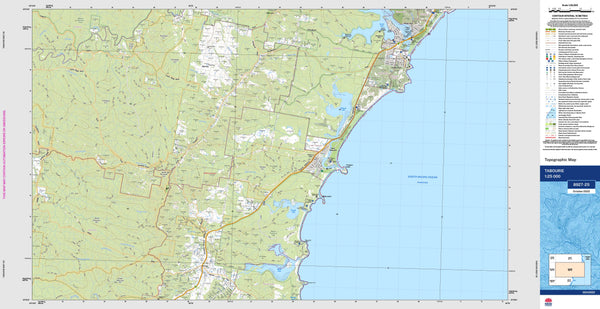 Tabourie 8927-2S Topographic Map 1:25k