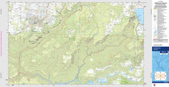 Bundanoon 8928-1S Topographic Map 1:25k
