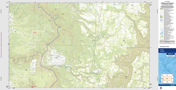 Touga 8928-3S Topographic Map 1:25k