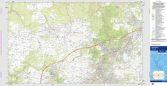Mittagong 8929-2S Topographic Map 1:25k