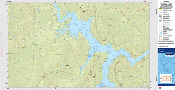 Bimlow 8930-2S Topographic Map 1:25k