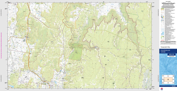 Cullen Bullen 8931-3N Topographic Map 1:25k