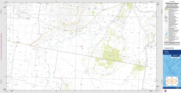 Windy 8934-1N Topographic Map 1:25k