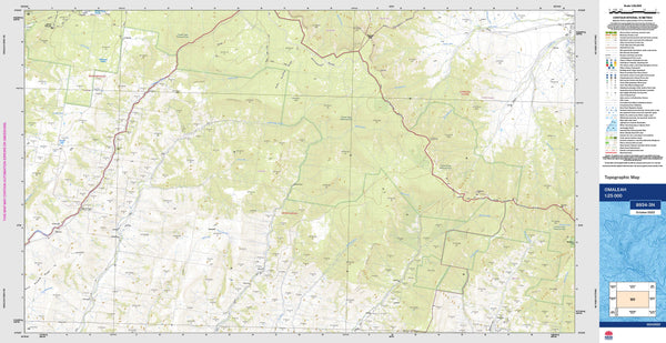 Omaleah 8934-3N Topographic Map 1:25k