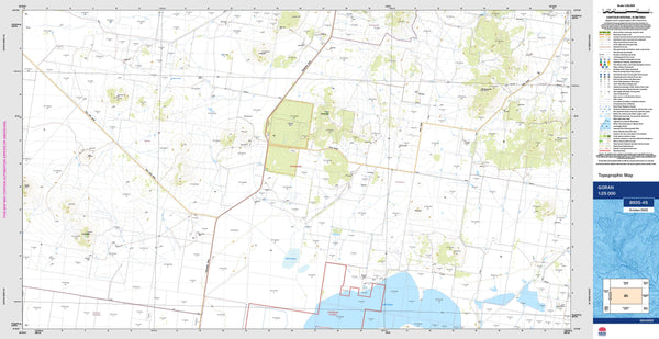 Goran 8935-4S Topographic Map 1:25k