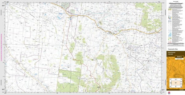 Gravesend 8938-N Topographic Map 1:50k
