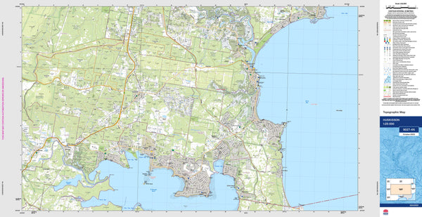 Huskisson 9027-4N Topographic Map 1:25k