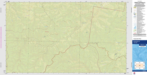 Monundilla 9032-4S Topographic Map 1:25k