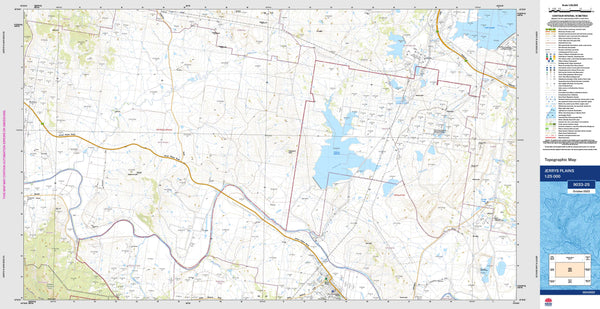 Jerrys Plain 9033-2S Topographic Map 1:25k