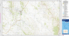 Wallabadah 9034-1N Topographic Map 1:25k