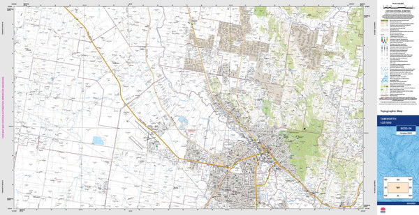 Tamworth 9035-1N Topographic Map 1:25k