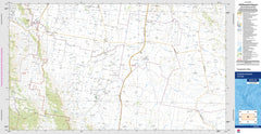 Goonoo Goonoo 9035-2N Topographic Map 1:25k