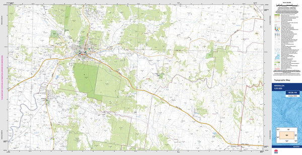 Warialda 9038-4N Topographic Map 1:25k