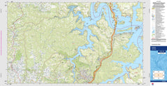 Cowan 9130-4N Topographic Map 1:25k