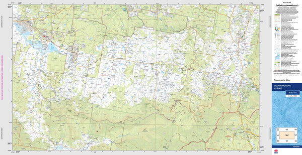 Quorrobolong 9132-2S Topographic Map 1:25k