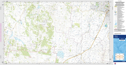 Uralla 9136-1S NSW 1:25k Topographic Map | Shop Mapworld