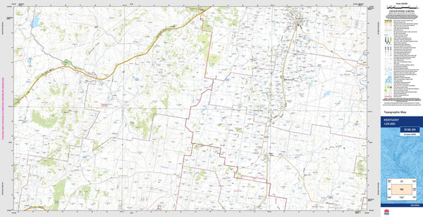 Kentucky 9136-2N Topographic Map 1:25k