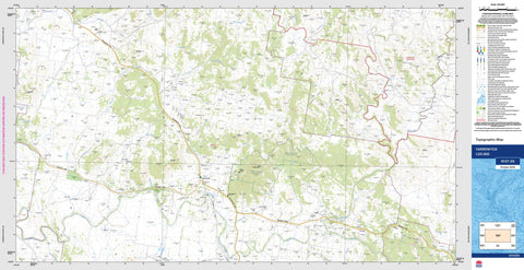 Yarrowyck 9137-2S Topographic Map 1:25k
