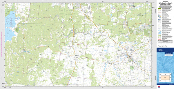 Tingha 9138-3S Topographic Map 1:25k