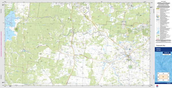 Tingha 9138-3S Topographic Map 1:25k