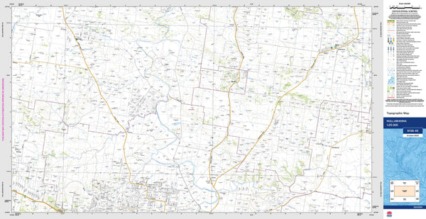 Nullamanna 9138-4S Topographic Map 1:25k