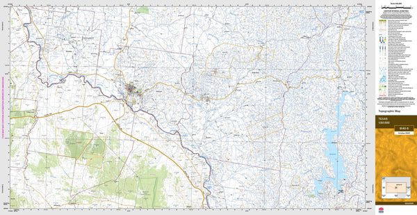 Texas 9140-S Topographic Map 1:50k