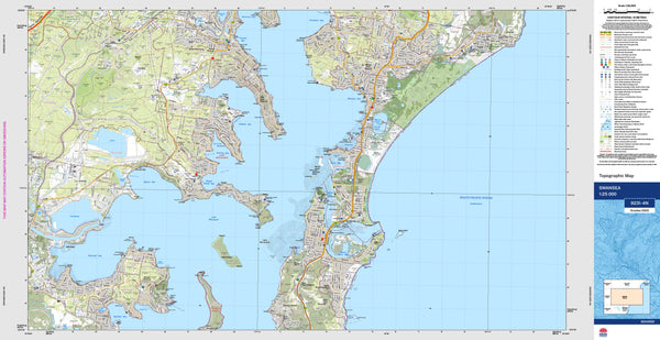Swansea 9231-4N Topographic Map 1:25k