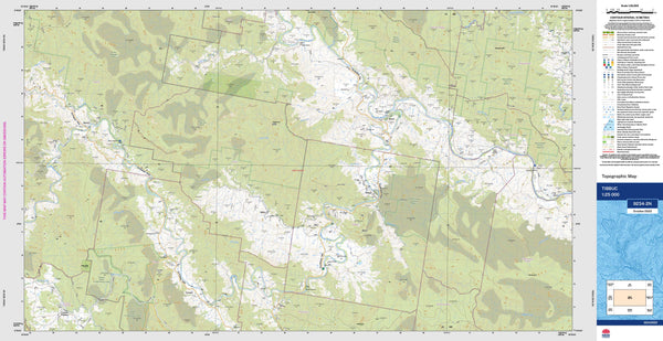 Tibbuc 9234-2N Topographic Map 1:25k