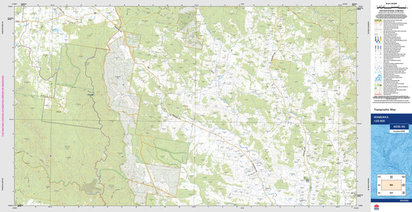 Riamukka 9235-3S Topographic Map 1:25k