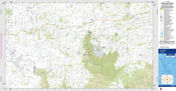 Hillgrove 9236-1N Topographic Map 1:25k
