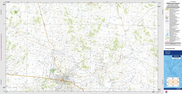 Walcha 9236-3S Topographic Map 1:25k