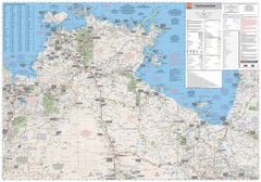 Top End & Gulf Hema 1000 x 700mm Laminated Wall Map