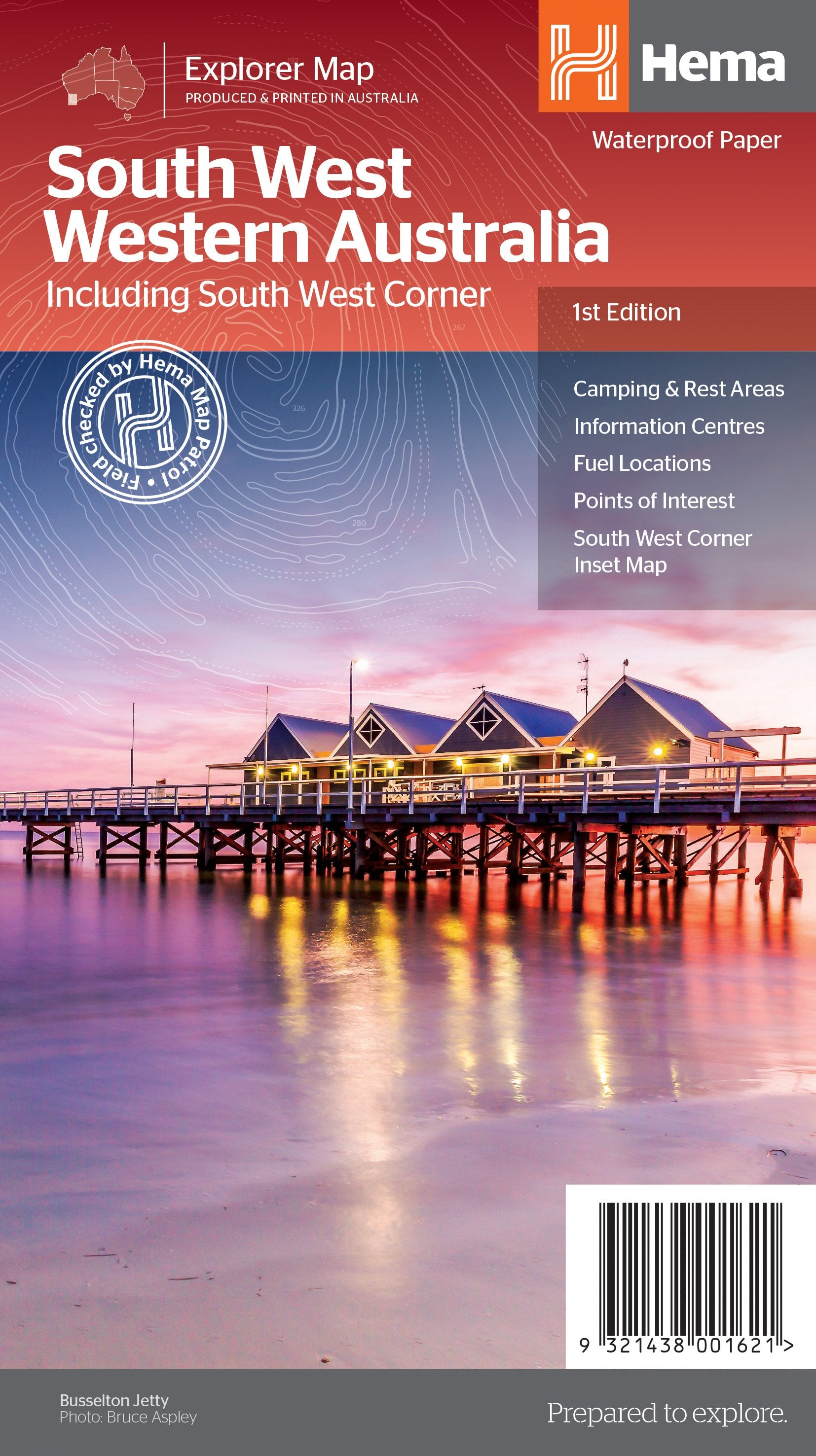 South West Western Australia Hema Map, Buy Map of South West WA Mapworld — free download