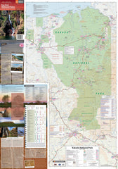 Top End National Parks Hema  700 x 1000mm Laminated Wall Map