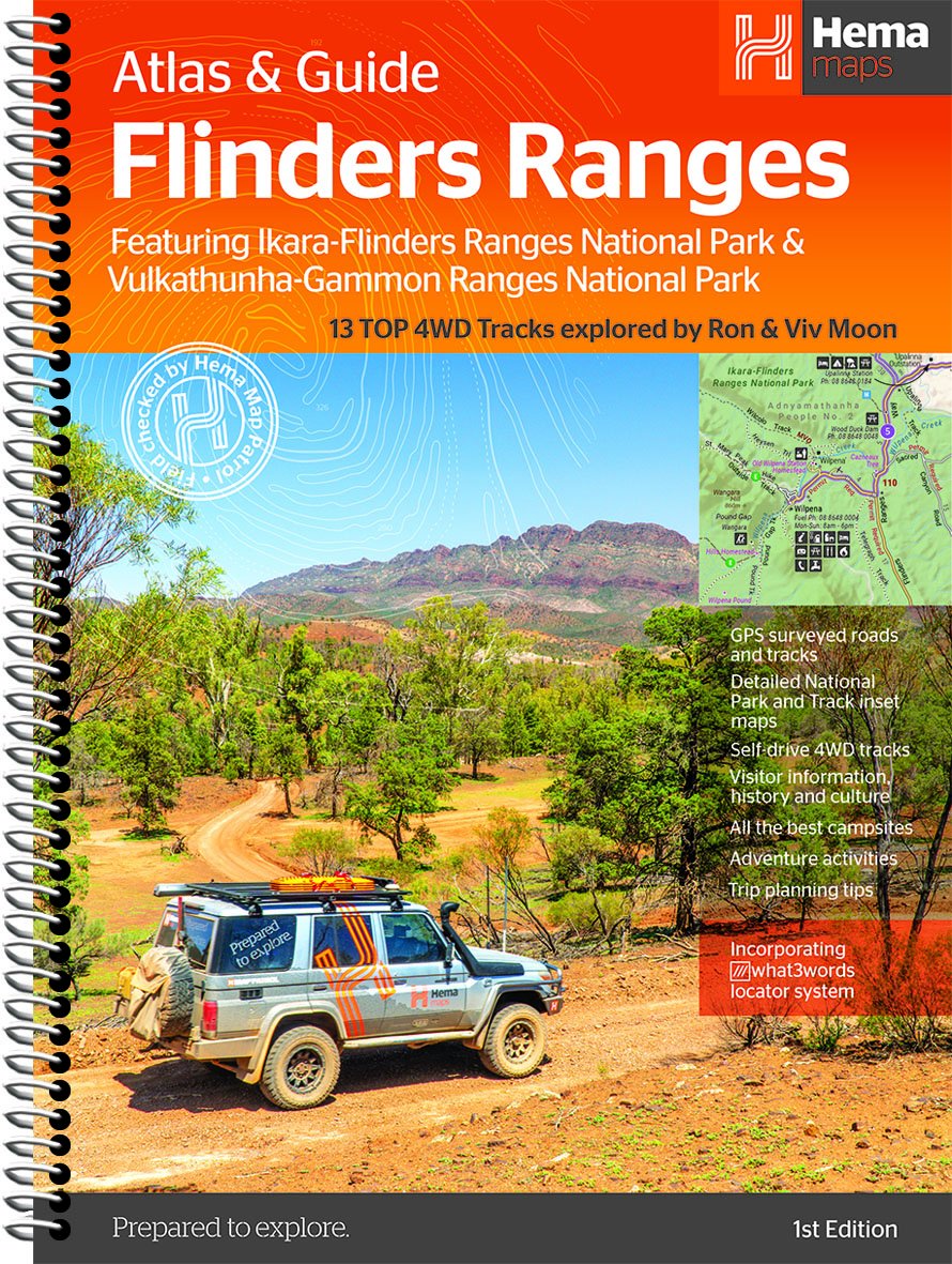 Map Of Flinders Rangers Flinders Ranges Hema Map Buy Wall Map Of Flinders Ranges Mapworld