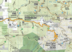 Victorian High Country NW 100K Hema Map