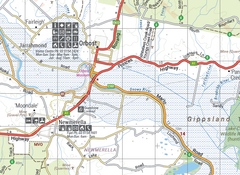 Victorian High Country SE 100K Hema Map