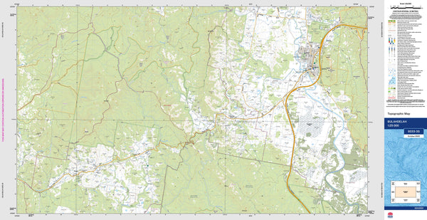 Bulahdelah 9333-3S Topographic Map 1:25k