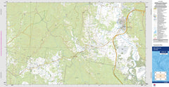 Bulahdelah 9333-3S Topographic Map 1:25k