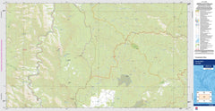 Chaelundi 9337-1N Topographic Map 1:25k