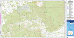 Yellow Jacket 9338-4S Topographic Map 1:25k