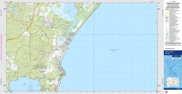 Grants Head 9434-1N Topographic Map 1:25k