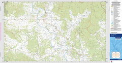 Willawarrin 9436-3S Topographic Map 1:25k