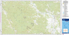 Nymboida 9438-3S Topographic Map 1:25k