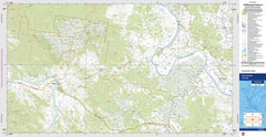 Jackadgery 9438-4N Topographic Map 1:25k